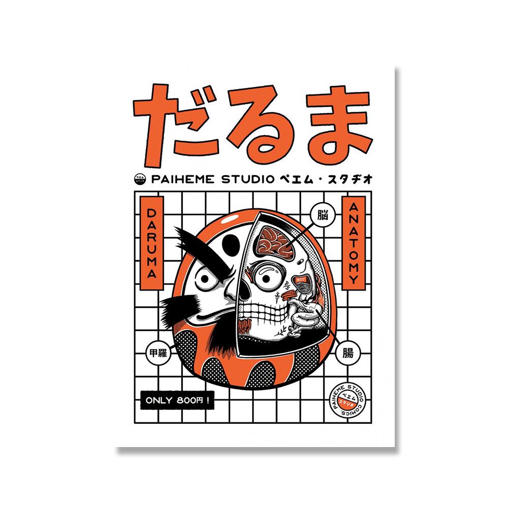 

Японский аниме уличный художественный постер, винтажный аркадный автомат, холст, картина, ретро, ​​абстрактные принты, фотографии, коктейльная студия, Настенный декор 21x30cm No Framed