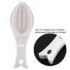 Fast Remove Fish Skin Scraping Brush Plastic Scraper Kitchen Cleaning Fishes Knife(White)