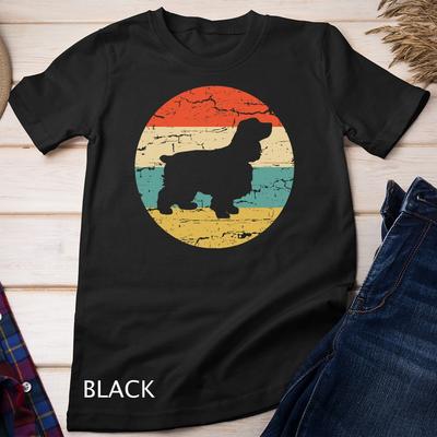 Cocker Spaniel Hund Vintage Mama Papa Retro Geschenk T-Shirt Unisex T-Shirt