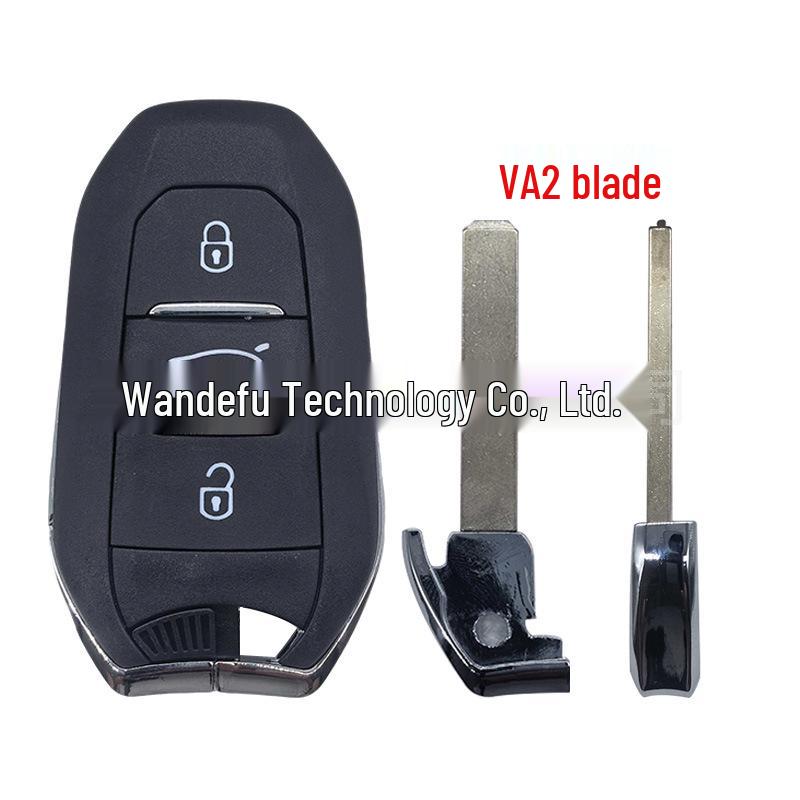3-кнопочный корпус ключа для Peugeot 308/408 и Citroen C4/DS4 с 2 вариантами лезвия Citroen