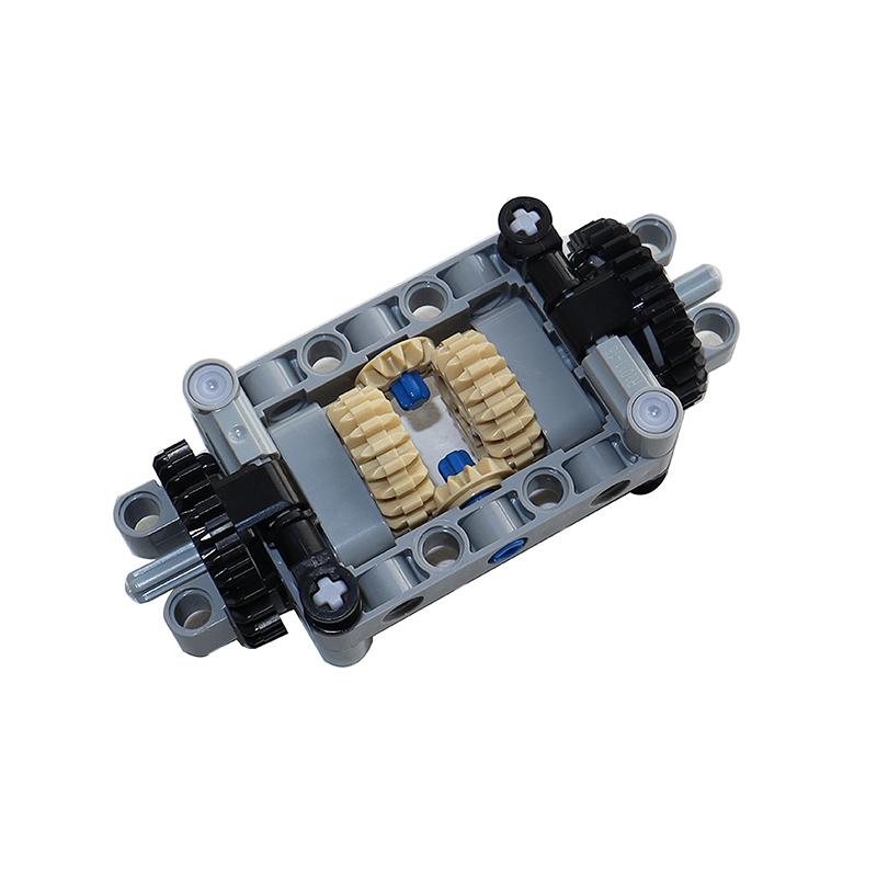 Building Blocks Drive Car Front Back Suspension Steering System Differential Gears Self-Locking Bricks MOC Technical Parts
