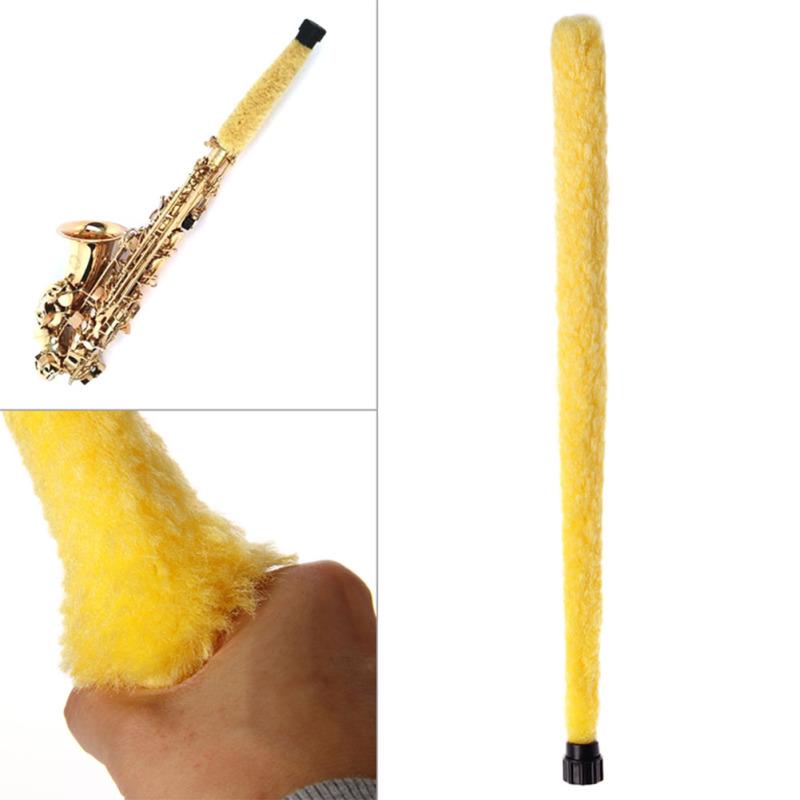 Soft Cleaning Brush Cleaner Pad Saver for Alto Tenor Soprano Saxophone Woodwind Instrument Parts