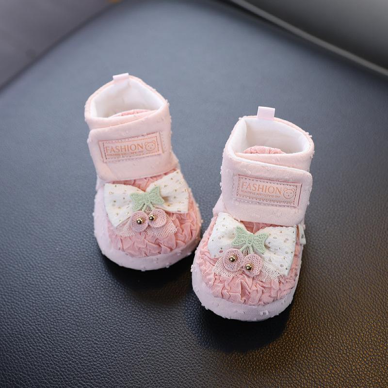 Schmale, weichsohlige, rutschfeste Schuhe für Mädchen, zart und leicht