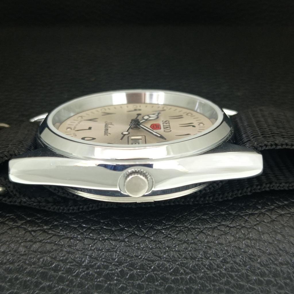 REFURBISHED SEIKO 5 AUTOMATIC 6309A VINTAGE JAPAN MENS SILVER WATCH A442433-1