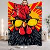 Game Rooster Fighter Flannel Blankets Soft Warm Throw Blanket Kids Living Room Couch Sofa Bed Fluffy Bedspread Birthday Gifts