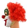 Halloween Clown Maske Cosplay Party Latex Kopfbedeckung rote Haare Clown Maske