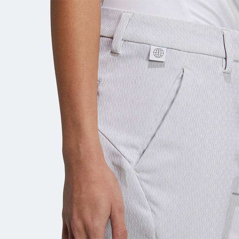 Adidas Zipper Solid Color Logo Mid Waist Straight Loose Casual Pants Women Pants White HB3615