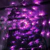 USB Remote Control 70 LED Spider And Web Light Halloween Decoration Light Horror Atmosphere Light (With Spider)