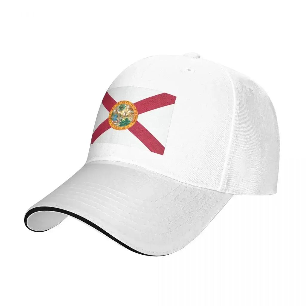 Gorra de Béisbol con Bandera del Estado de Florida Sombrero de Diseñador Sombrero para Fiesta de Espuma Gorra de Pesca Protector Solar Para Mujeres Unisex