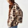 Long Sleeve Plus Size Wool Vintage Jackets for Women Causal Loose Spring Autumn Winter Jacket Coat Outerwear
