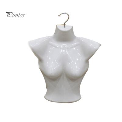 Puntos Plast Half Body Kvinna Mannequin Torse Underkläder Kläder Form Display Rack