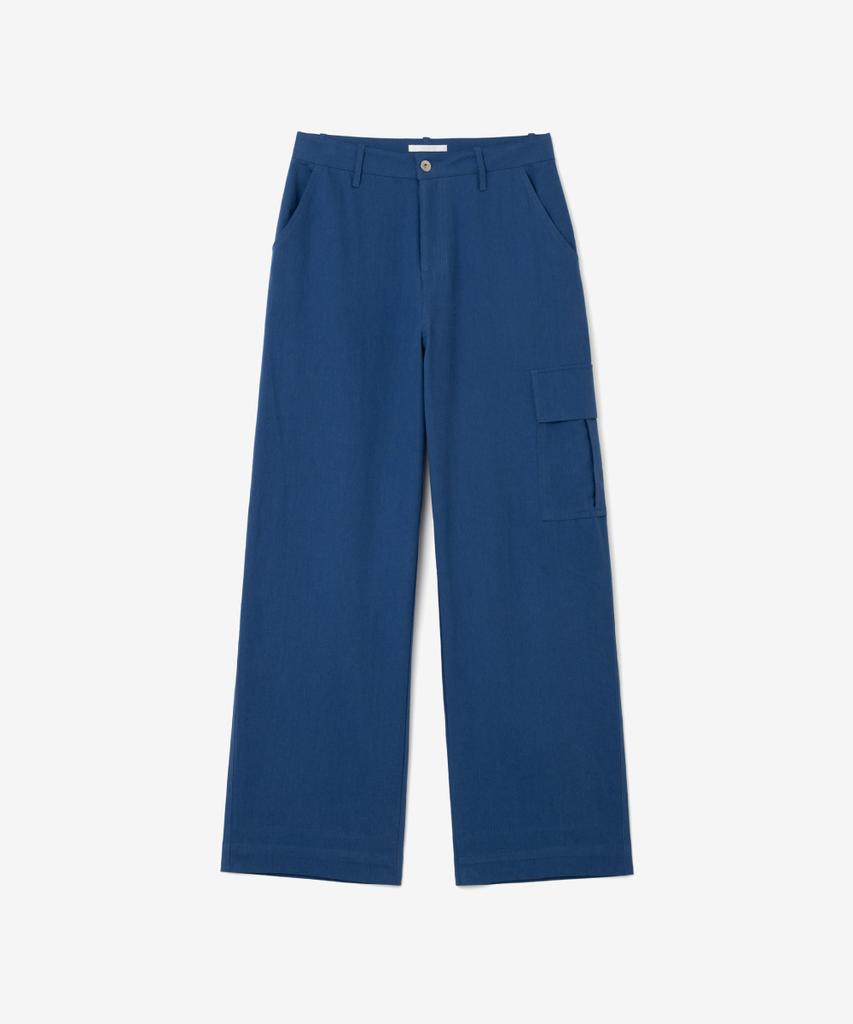 Ieoning Easy Carpenter Pants, Blue