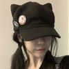 Asuka Surrounding Cat Ear Baseball Hat New Animation Cat Ear Hat Casual Two-dimensional Cute Cap