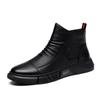 Boots In Autumn and Winter with Thick Fleece and Warm Midsole Men's British and British Short Boots Men's Shoes for Warmth and Cold Resistance