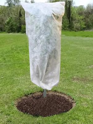 32 In. H X 32 In. W 0.95 Oz. Drawstring Plant Covers Freeze Protection Frost Warm Worth Frost Blanket for Cold Weather