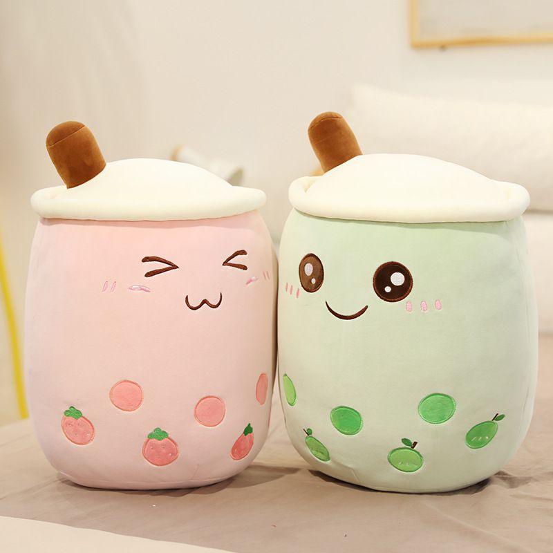 24355070cm Bubble Tea Boba Cup Soft Stuffed Plush Pillow Cushion Kawaii Cute