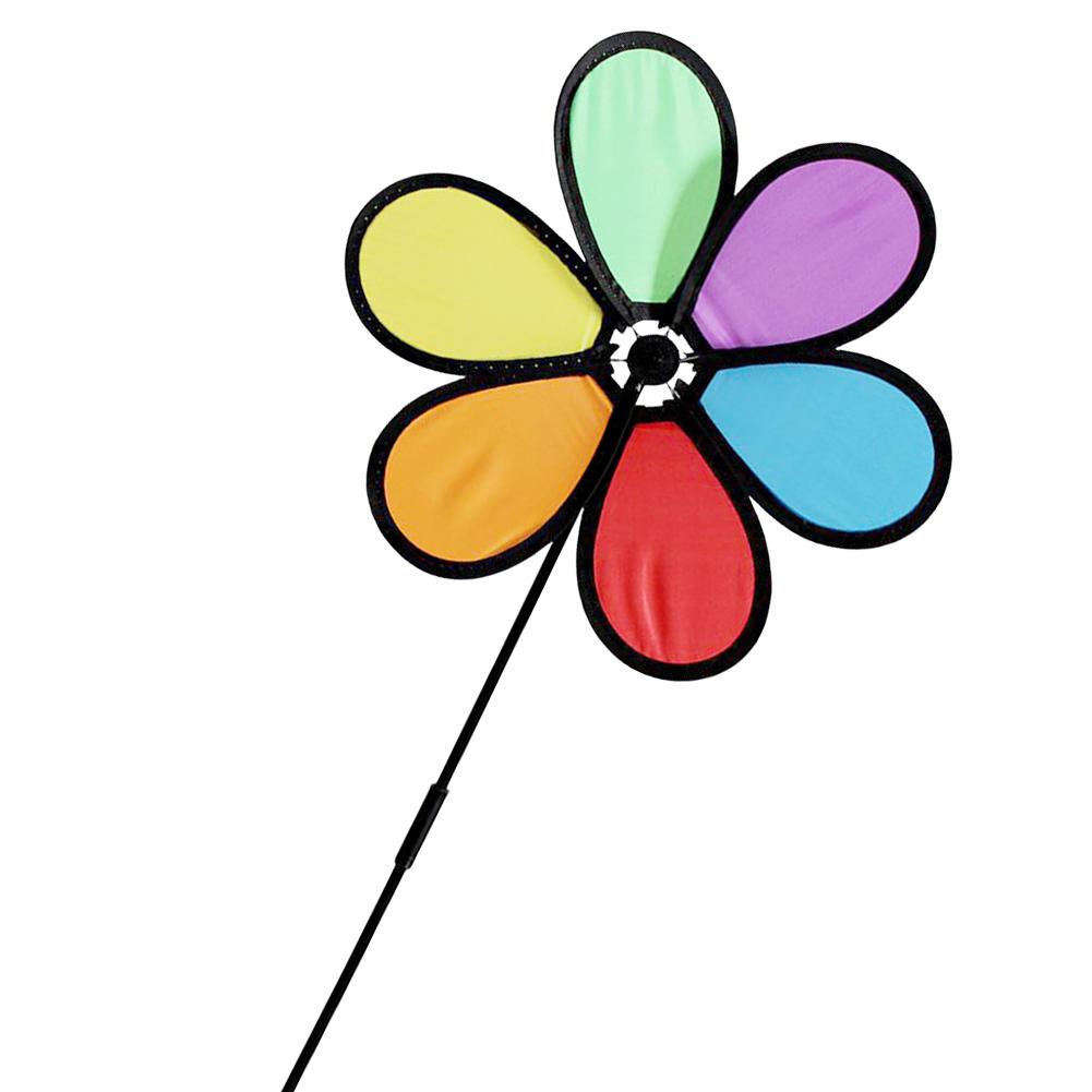 

Украшение ветряной мельницы, тканевые цветочные вертушки для наружного сада, лужайки, двора