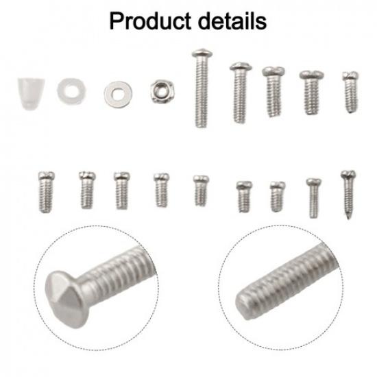 Portable Eyeglass Repair Kit 1000pcs Screws for Various Repairs at Home