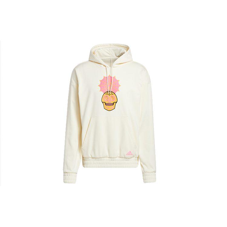 Adidas Sweatshirts Men's Ivory Hooded Moderate Regular GP6225