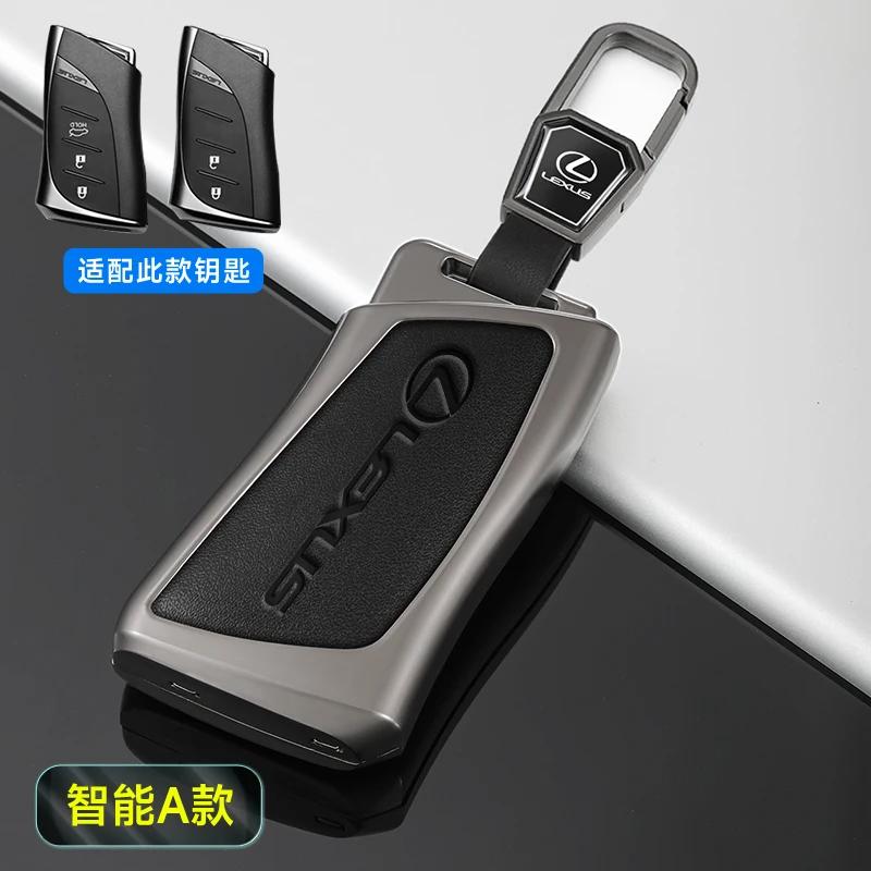 Leather Car Key Case Cover for Lexus UX250 UX260 Es Es350 UX200 UX250h ES200 ES300h ES350 US200 US260h 2018-2020 Car Accessories