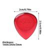 5/10/30pcs Transparent Droplet Shaped Guitar Picks for Bass Ukulele String Instrument Performance Music Accessories XJM