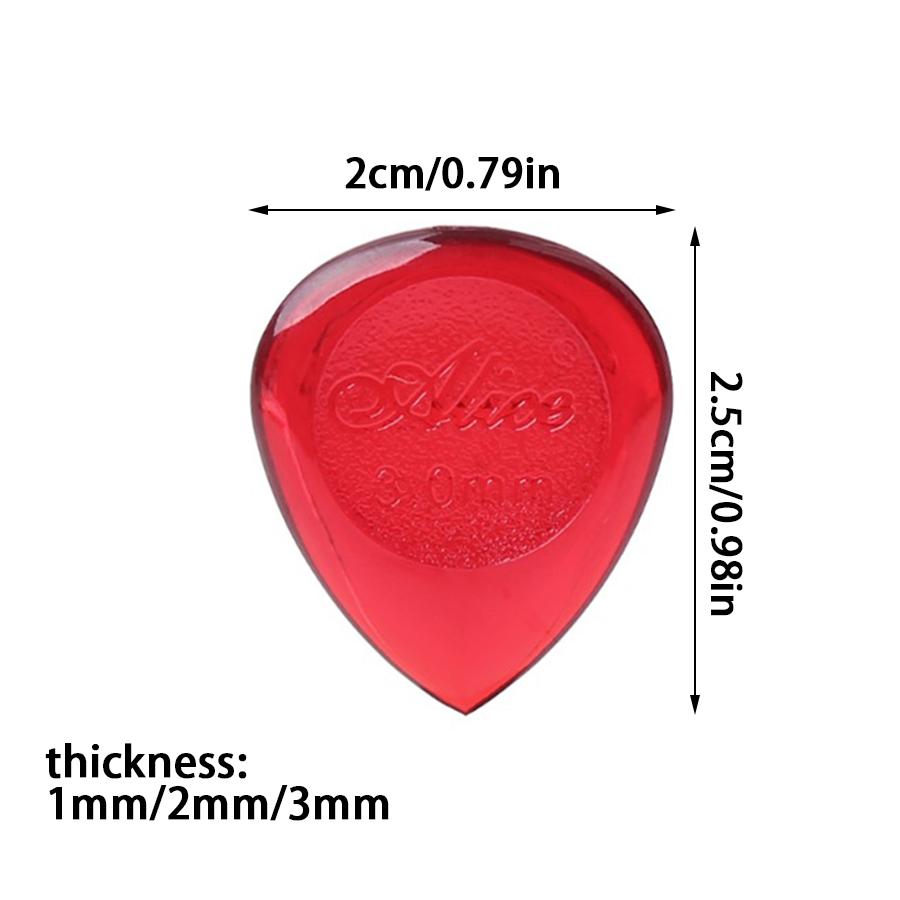 12/24pcs Guitar Picks Droplet Shaped Plectrums for Acoustic Electric Bass Ukulele String Instrument Music Performance Tool XJM