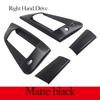 For NISSAN 370Z Z34 2009-2020 Carbon Fiber/Black Car Outer Door Handle Protective Cover Trim Stickers Exterior Accessories