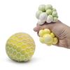 Mix Colored Grape Mesh Squeeze Ball Change Color Ball Stress Relief Sensory Toy Soft Hand Exercise Bouncy Ball for Anxiety Relief