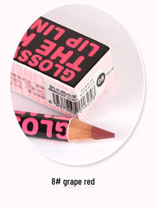 Midnight Black Waterproof Lip Liner - Long-lasting, Non-smudging, Nude Definition #1625