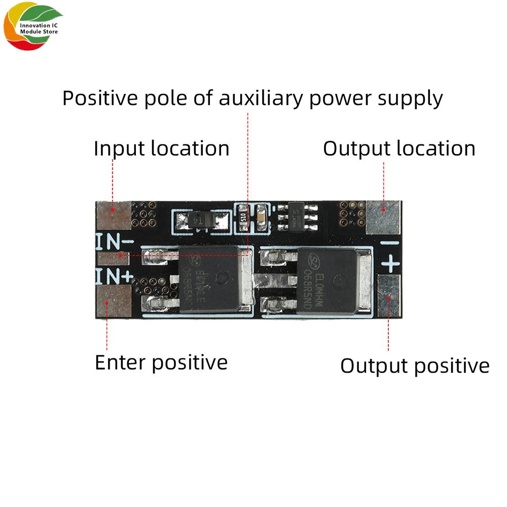 DC 1-61V Ideal Diode Module Solar Charging Module 11A High Current Reverse Current Protection Battery Protection Module