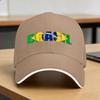 Brasil Brazilian Flag Brazilian Roots Brazilian Pride Casual Baseball Cap  Running Hippie Hip Hop Hats Summer Sun Baseball Caps
