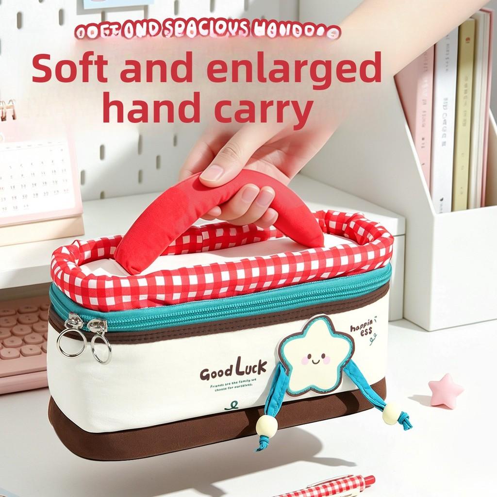 Creative Style Pencil Case With Large Capacity For Students Office Storage