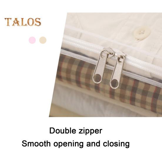 Torba do przechowywania kołder z podwójnymi zamkami błyskawicznymi Duża pojemność Przezroczysta konstrukcja Wodoodporna Łatwa do czyszczenia Wielokrotnego użytku Odporna na wilgoć torba do przechowywania