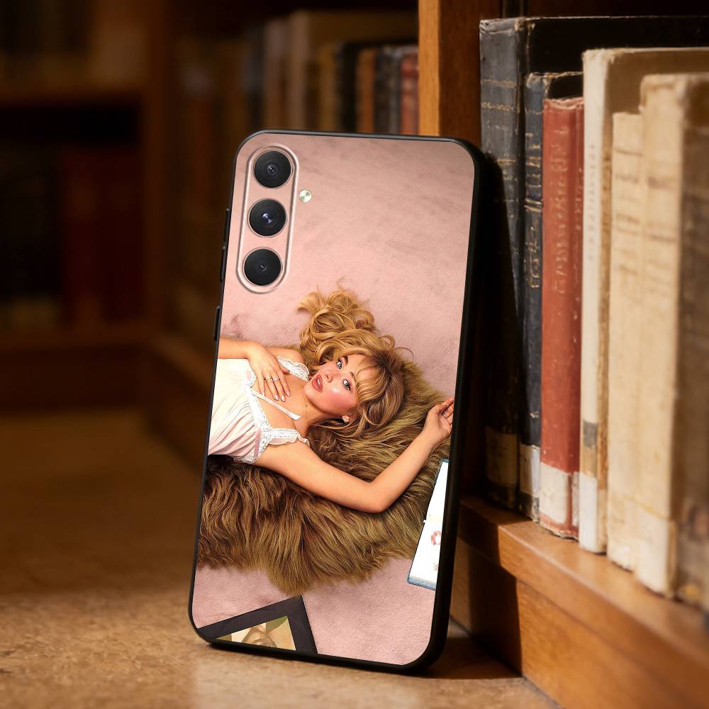 Singer S-Sabrina Carpenter Phone Case For Samsung S26,S25,S24,S23,S22,S21,Plus,Fe,Lite,Others Black Cover