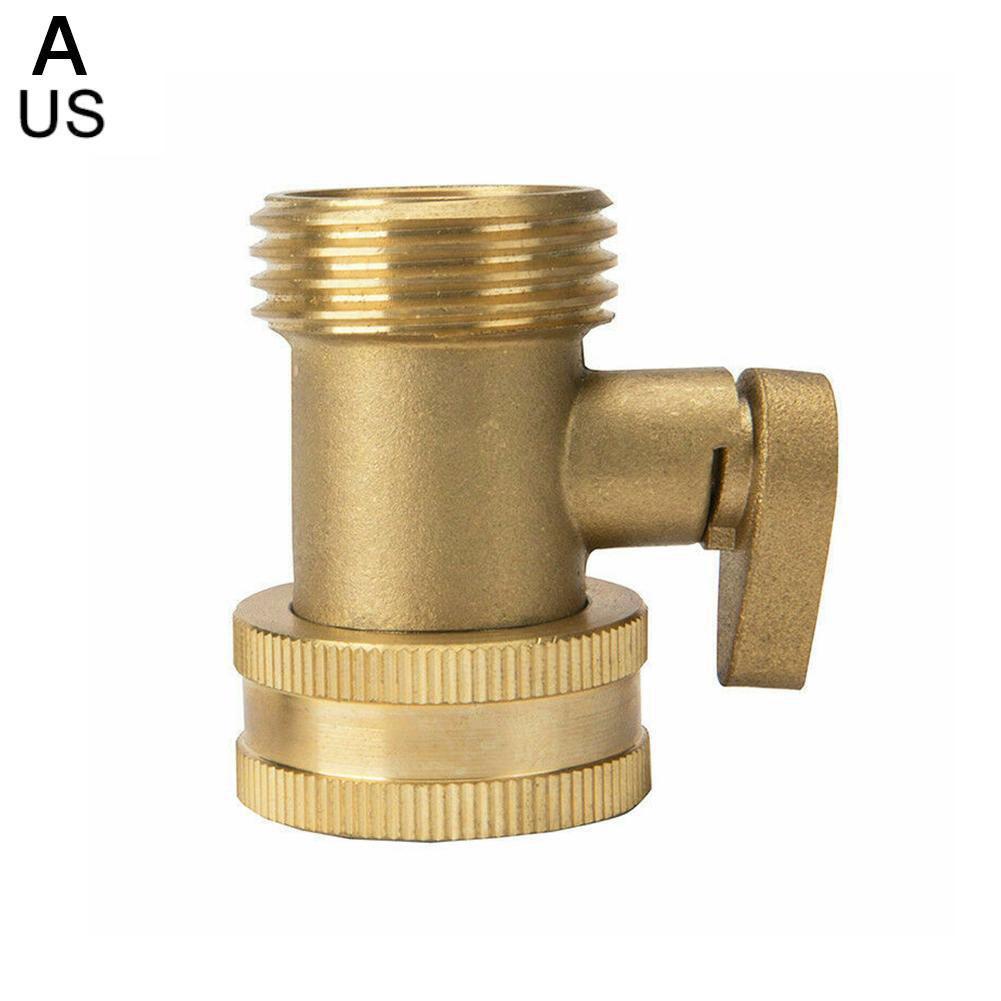 

3/4 садовый шланг запорный клапан латунный водопроводный шланг кран соединитель для садового полива муфта соединение ремонт закрыть 2.76