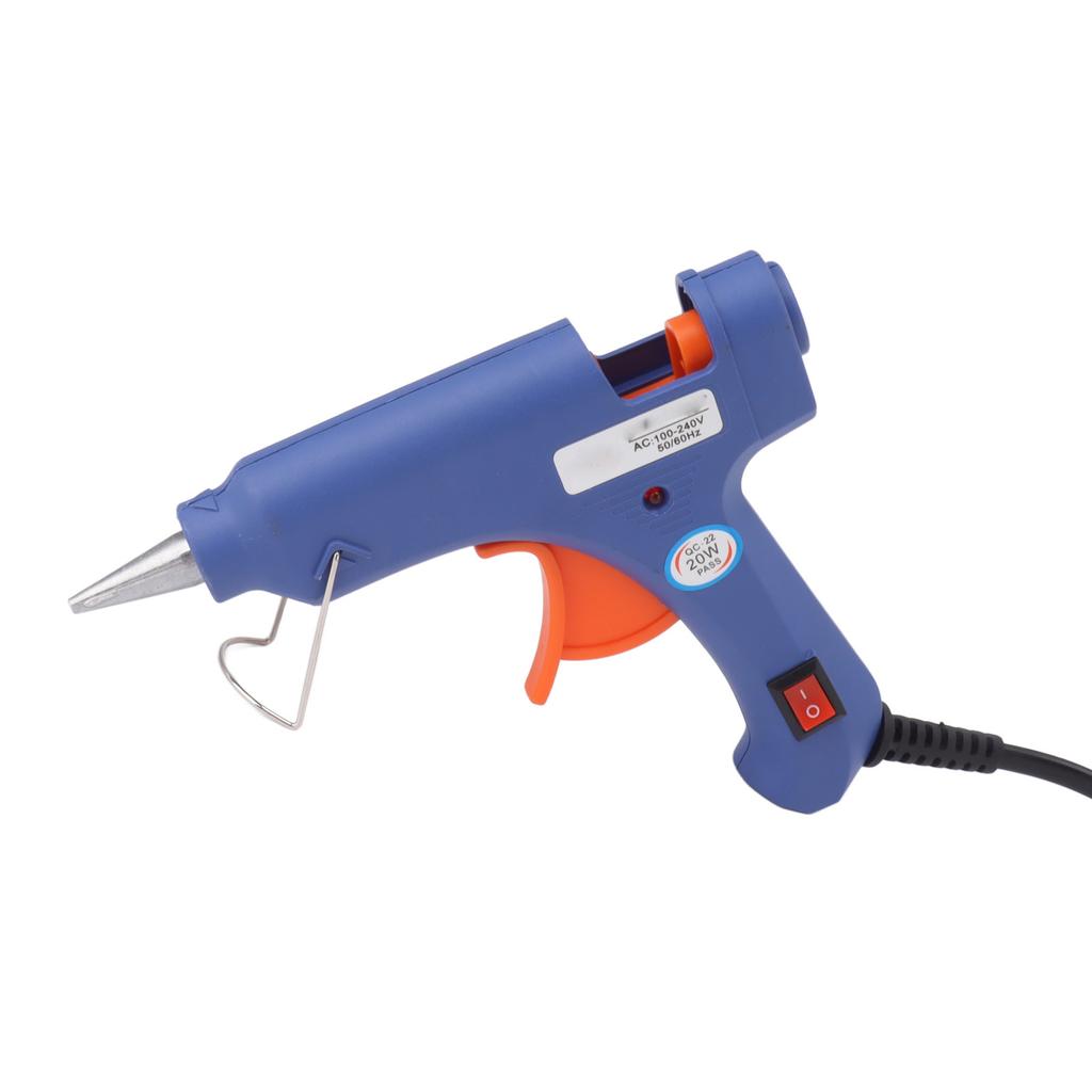 20W Hot Melt Glue Machine Portable Manual Electric Hot Glue Sticks Tool for DIY Art Craft Home