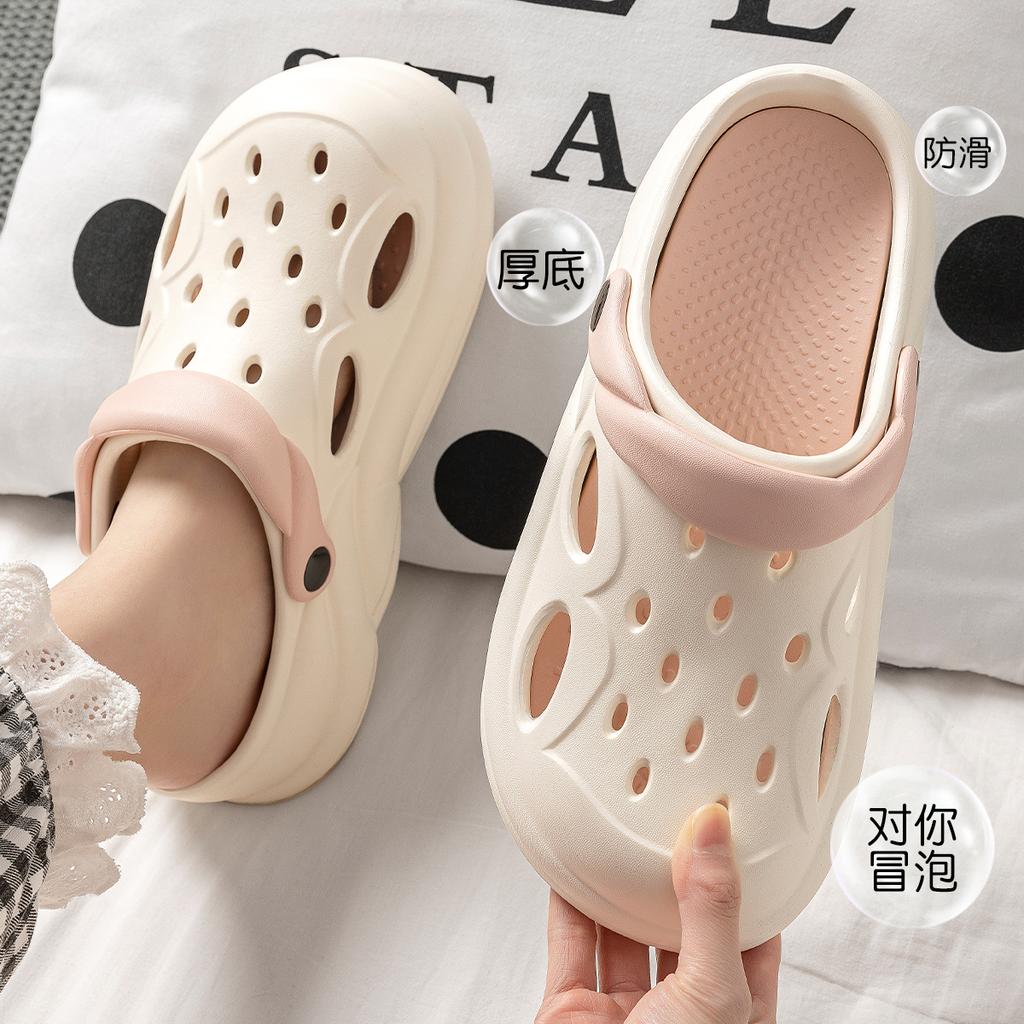 Platform Women Clogs Shoes Beach Garden Thick Bottom Sandals Fashion Comfortable Clogs Indoor Outdoor Ladies Hole Shoes