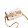 New High Value Small Fragrance Style Small Square Bag Spliced Fashion Print Fashion Shoulder Bag Fashion Crossbody Bag