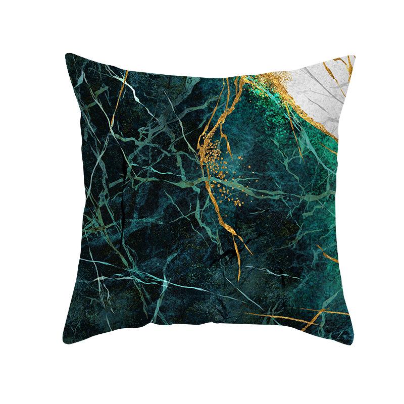 Ink Painting Pillow Case Living Room Home Sofa Bedroom Printed Pillow Case Peach Skin Nordic Cushion