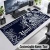 Megadeth Personalized Large Mouse Pad Custom Name Text Extended Desk Mat Gaming Mousepad