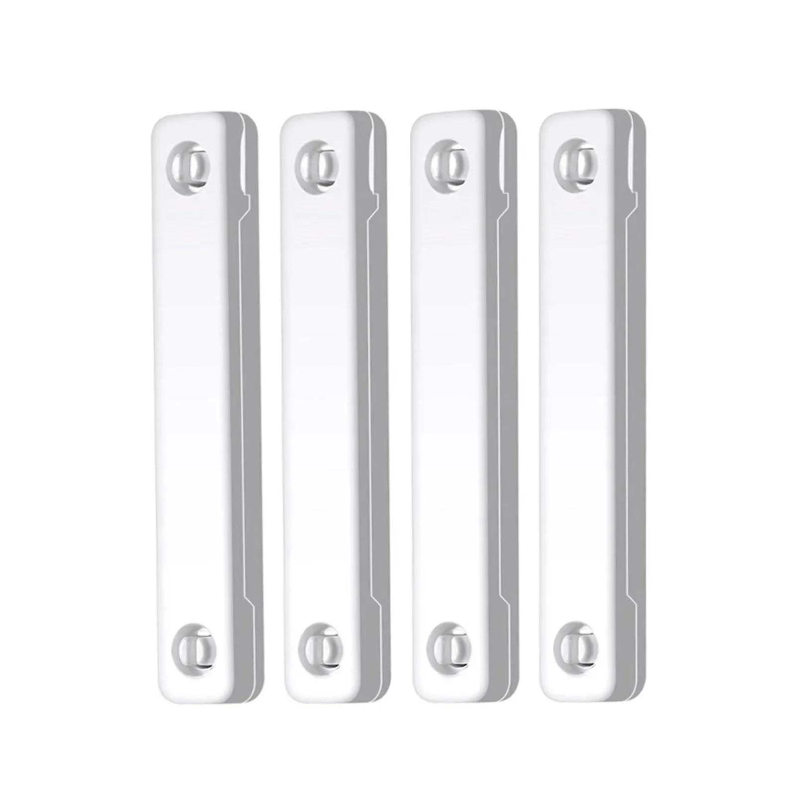 

Магнитный зажим для москитной сетки на окно, нержавеющая пряжка для фиксации без сверления, для окон, дверей, защита от насекомых без гвоздей белый