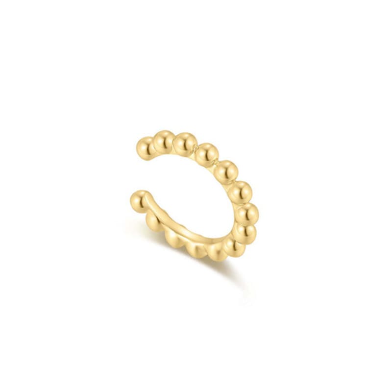 ANIA HAIE [Released On October 31st] Gold Bead 925 Silver Ear Cuff E066-01G