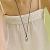 Oval Pebble String Necklace