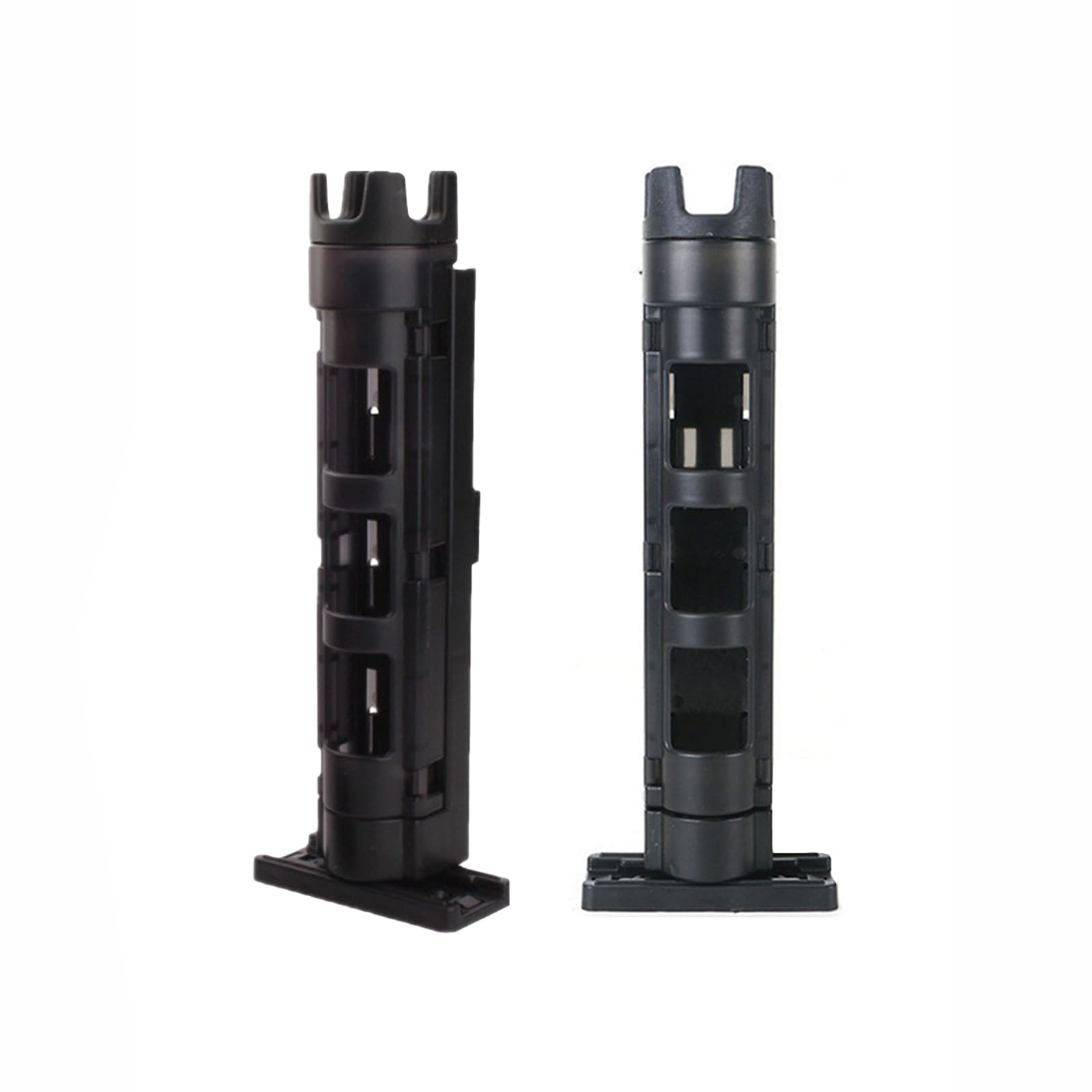 

AUTAKI Rod Holder Set of 2, Rod Stand, Fishing Storage and Protection Tool Box Case, Clear, Fits Tackle Boxes, Coolers, Buckets, and More