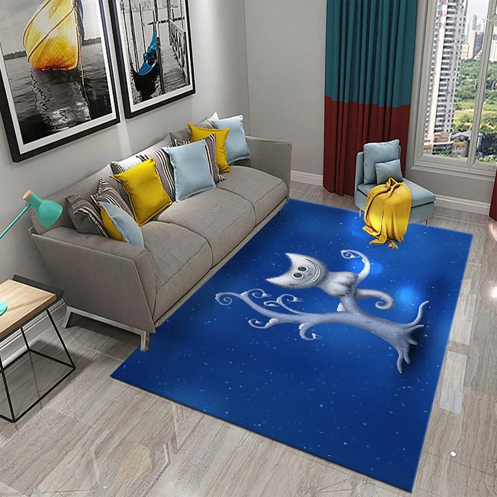3D Cute Fantasy Cartoon Cat Carpet for Bathroom Kitchen Entrance Anti-Slip Mats Bedroom Doormat Living Room Welcome Decor Mats