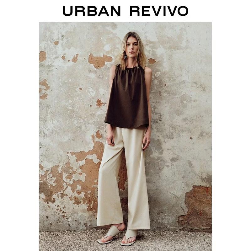 UR2026 Women s High-Waist Wide-Leg Pants XS
