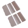 2 Set Flat Iron Comb Attachment Plastic Clip On Hair Straightener Accessory for Home Salon Styling