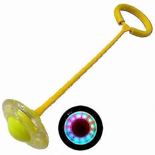 Kids Led Flashing Skip Ball Ring Ankle Jump Ropes Exercise Skipping Fun Toy Gift
