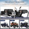 Digital 78W Pd30W+Qc3.0 Motorcycle Usb Charger With Retractable Cable Quick Phone Charger With Voltmeter & Independent Switch