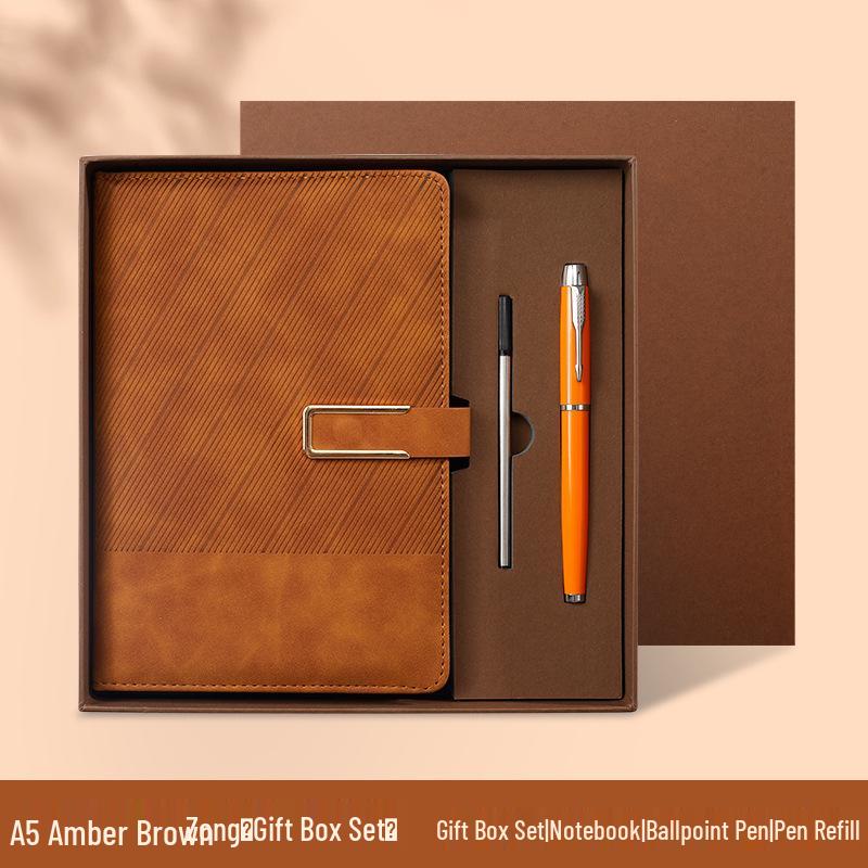 Custom Notebook & Diary Gift Set with Logo for Company Event or Student